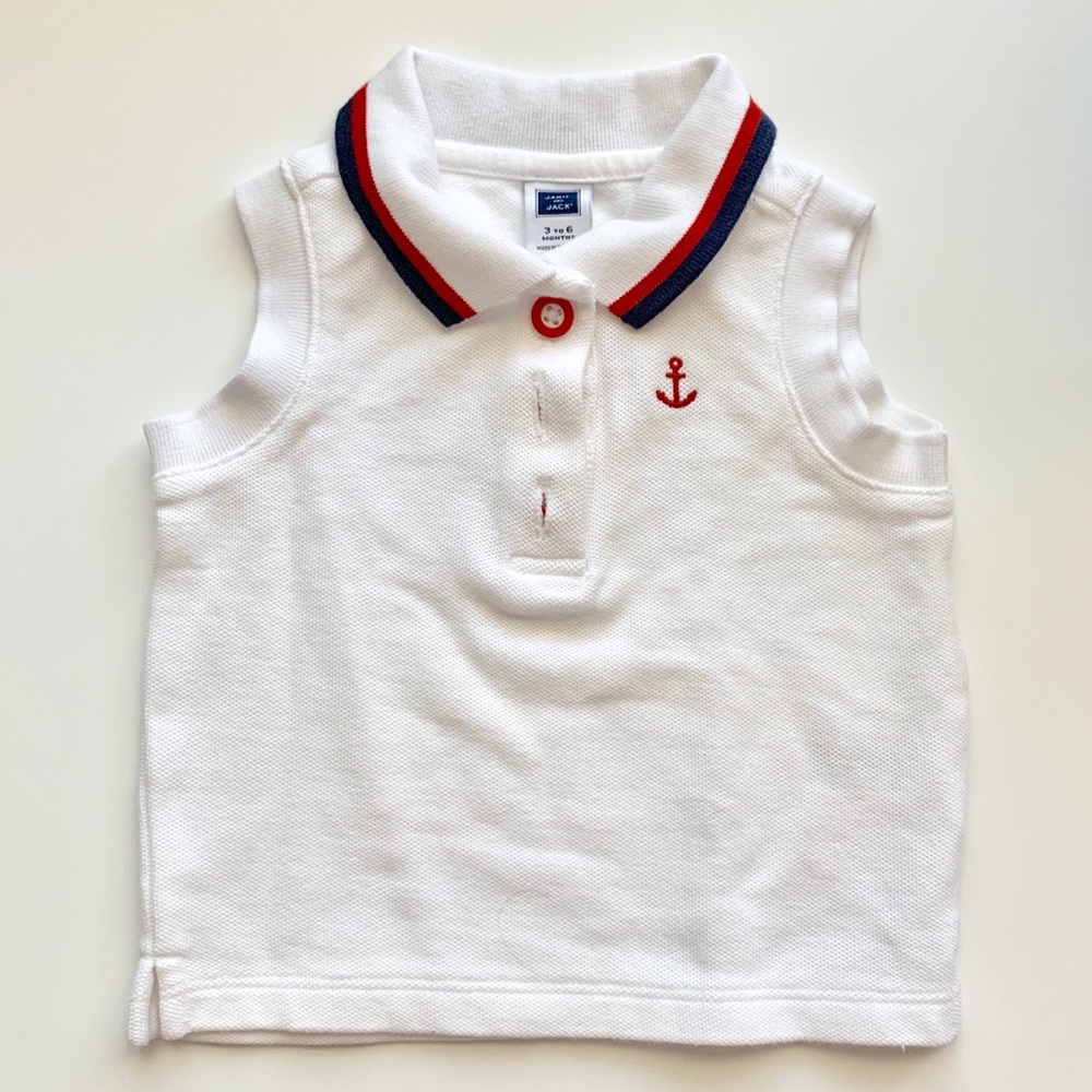 Janie and Jack Sleeveless polo top